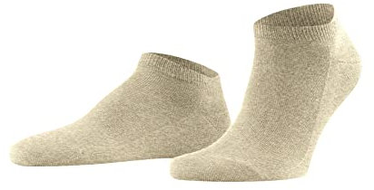 FALKE Family M Sn algodón sostenible lisos 1 par, Calcetines cortos Hombre, Beis Sand Melange 4650, 43-46