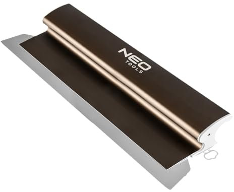 Neo Aluminium Body Plastering Skimming Finishing Rule Spatula Trowel Speed Skim with Interchangeable Stainless Steel Blade (400mm)
