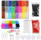 Allazone 8200 Pz 5MM Cuentas de Planchar, 24 Color Creative Beads, Pegboards Plantillas con Cuentas Blancas, Papel de Planchado y Llavero para Cuentas Niños Artesanía Perlas