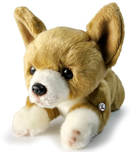 Chihuahua Kuscheltier Hund liegend braun-weiß Plüschtier Chico - Kuscheltiere*biz