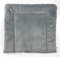 BABEES Wickelauflage Wickelunterlage 75x75 cm 100% Baumwolle Mädchen Junge Baby Kinder zweiseitig (VELVET GRAU)
