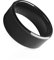 Riversmerge RFID-wiederbeschreibbare Dual-Frequenz in einem 125 kHz T5577 & 13,56 MHz CUID schwarze Keramik-Smart-Fingerring für Männer oder Frauen (schwarz-17 mm)