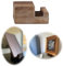 LS-LebenStil Vintage Bilderrahmenständer Unika - Fundholz Recycelt- Rustikal Braun - 60x14x13cm - Retro Aufsteller Buchständer Ständer Halterung für Bilderrahmen iPad Tablett Deko Tischaufsteller