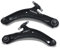 BESTPRICE 2x Querlenker Vorderachse unten links & rechts mit Traggelenk Kompatibel mit NISSAN QASHQAI/QASHQAI +2 I (J10, NJ10, JJ10E), X-TRAIL II (T31), RENAULT KOLEOS I (HY_)