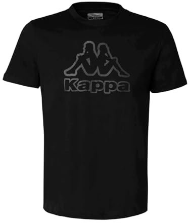 Kappa Cremy Tee, Maglietta Uomo, Nero, M