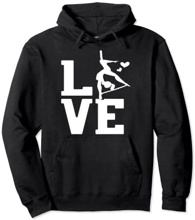 Aerial Dance Liebe Aerial Yoga Outfit Seidentanz-Geschenk Pullover Hoodie
