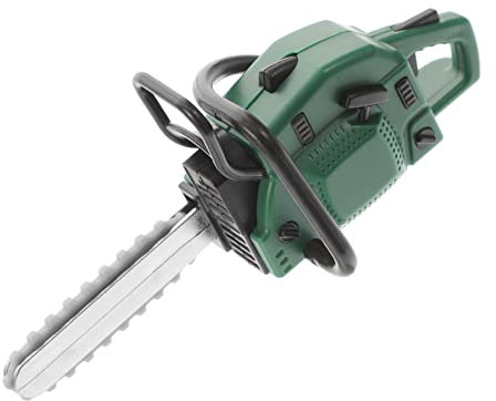 Toyvian Mini Cortadora De Motosierra Diminuta Motosierra En Miniatura De Juguete Pequeño Juguete De Construcción Modelo De Niño De Polivinilo Casa Pequeña