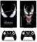 Vanknight Aufkleber für Konsole, Held, Alien, Monster, Vinyl, kompatibel mit PS5 Slim Disk Konsolen-Controllern, Wickelhaut