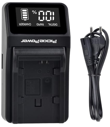 Pickle Power BP-828 - Caricabatterie con uscita USB per batteria Canon BP-808 BP-809 BP-827 BP-820 BP-819