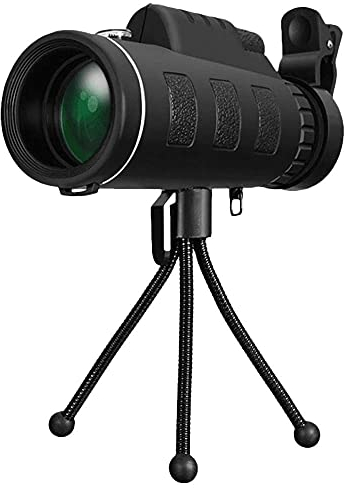 YIHANSS 40X60 High Power Monokulare Teleskop Spektiv für Vogel Beobachtung mit Kompass Smartphone Adapter und Stativ Anzug für