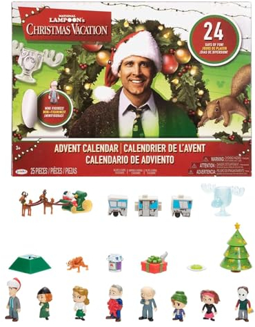 Adventskalender 2024, National Lampoon's Adventskalender, 24 Tägiger Weihnachts Adventskalender, Weihnachts Countdown Kalender Geschenke, Griswold Family Christmas Adventskalender