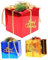 OFFSCH 3Er Box Weihnachtsbox Dekorative Weihnachtsboxen Christbaumkugeln Heimdekorationsboxen Dekoration Weihnachtsdekoration Weihnachtsschmuck Krippenornamente Schaumstoff