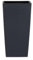 Stolmet Tall Flower Pot, Square Planter, Suitable for Indoor and Outdoor Usage, Perfect for Home and Garden Decoration, Capacity of 2L to 91.5L (Anthracite, 4 Litres)