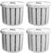 Aquarium Plant Cup, Aquatic Plant Basket, Mini Planter Container, 4 x 3.5 cm Stable Mesh Base, Decorative Cup Design, for Wall Shelf Desk Pond Display Blends Seamlessly