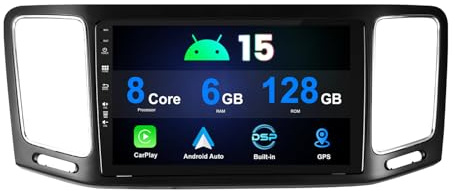 MISONDA 6G + 128G Android 15 Autoradio Für VW Sharan II 7N Seat Alhambra II 2010-2121 Kabelloses Carplay Android Auto 9 Zoll IPS Car Stereo DSP Mirror Link BT WiFi GPS FM/RDS SWC Rückfahrkamera+Mic