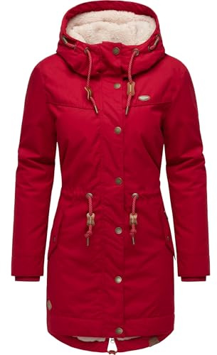 Ragwear Damen Wintermantel Warmer Parka lang mit Kapuze YM-Canny Intl XS-6XL