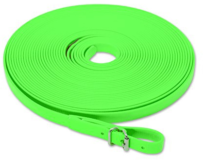 Mystique® Biothane Schweißriemen 13mm neon grün 12m
