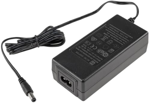 ChiliTec Netzteil 230V auf 24V= 48Watt 2A | Universal Stecker-Netzteil 1,2M Kabel Schwarz