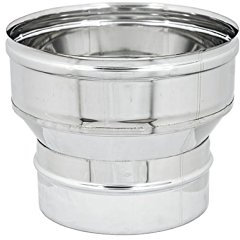 UTILFER Réductions d'augmentation inox Aisi 304 6 Dc - Tubes de cheminée (140F-120M)