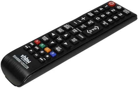 vhbw Fernbedienung kompatibel mit Samsung UE40F7090 | UE40F8000, UE40F6510, UE40F6640, UE40F7000, UE46F6400 Fernseher, TV - Ersatzfernbedienung