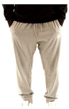 Nike Herren Sport Trousers M NSW Club JGGR JSY, Dk Grey Heather/(White), XS, BV2762