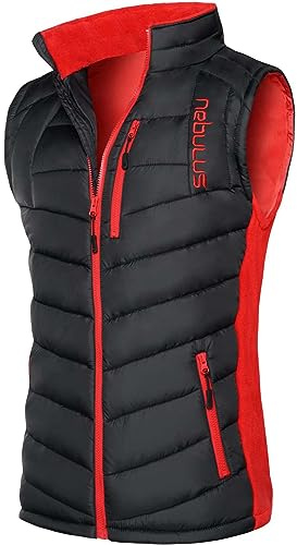 Nebulus Herren Weste REVIVAL, warme Weste, mit langem Full-Zip Reißverschluss