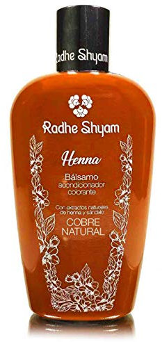 Radhe Shyam Bálsamo Henna Color Cobre Natural 1 Unidad 300 ml