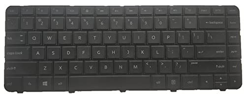 fqparts Replacement Tastiera del Computer Portatile per for HP 620 625 Nero Layout Inglese Americano