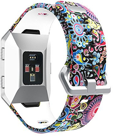 Shieranlee Uhrenarmband Kompatibel mit Fitbit Ionic,Silicone Watchbands Replacement for Fitbit Ionic
