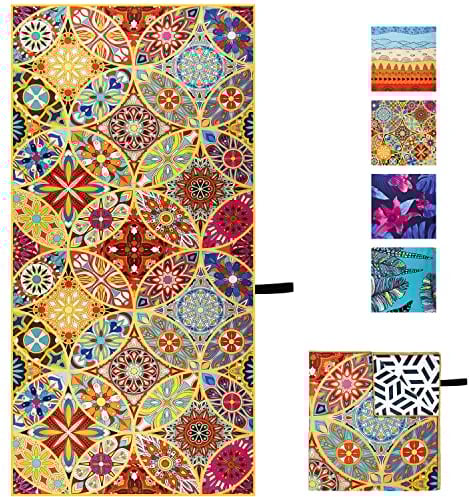 OCOOPA Mikrofaser Strandtuch - Extra großes 178x80 cm Schnell Trocknendes, Weiches, Leichtes, Pflegeleicht, Kompaktes, Sandfreies Handtuch, Perfekt für Strand Schwimmen