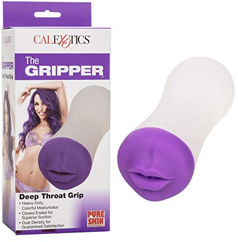 Masturbador realista marca California Exotics CALEX DEEP THROAT GRIP MASTURBADOR BOCA