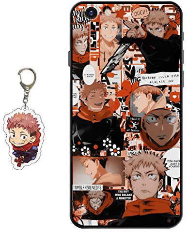 Staremeplz Compatible with iPhone 6 / iPhone 6s Case Anime Design [With Figure Keychain], Soft Silicone Flexible TPU Animation Phone Case for iPhone 6 / iPhone 6s