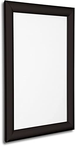 A5 A4 A3 A2 A1 A0 Aluminium Schnapprahmen Klickschild oder Posterhalter Ideal als Menühalter und Zertifikate Display in 6 Größen (A4, Schwarz)