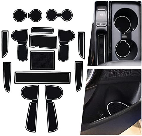 BIBIBO Gummimatten Antirutschmatten kompatibel mit Kia Ceed Proceed XCeed GT 2018-2024, Gummi-Automatten, Auto Matten, Anti-Rutsch-Matte, Aufbewahrungsbox rutschfeste Matten