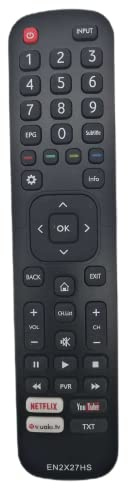 Replacement Remote Control For Hisense EN2X27HS TV Television, DVD Player, Device PN0109919