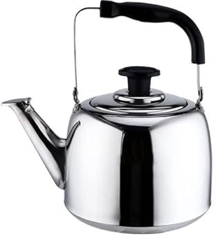 UNNS Tea Kettles Stainless Steel Kettle Beeping Kettle Canteen Household Electric Kettle Gas Kettle Thickened Kettle Water Boiler (Color : A, Size : 5L)