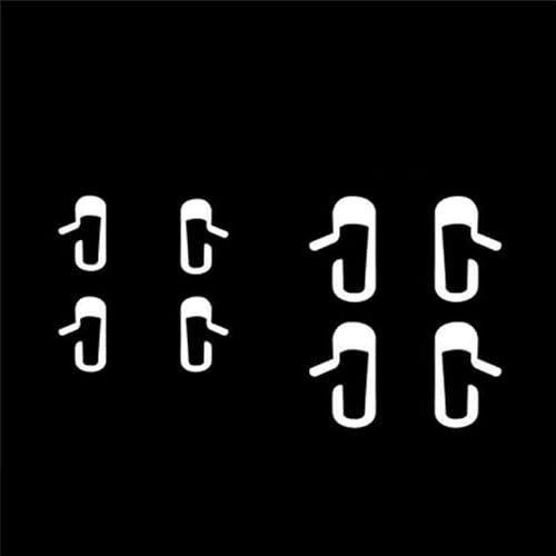 Car Door Open Exit Stickers, for Tesla Model 3, Car Door Switch Decal Interior Accessories,White