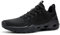 WateLves Laufschuhe Herren Damen Turnschuhe Atmungsaktiv Sportschuhe Leichtgewichts rutschfeste Walkingschuhe (101 schwarz, 46EU)
