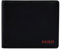 HUGO Herren Geldbörse Wallet Brieftasche Portemonnaie Subway Trifold, Farbe:Schwarz, Artikel:-002 black/red
