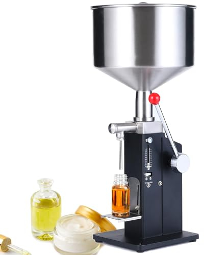 Manuelle Flüssigkeitsfüllmaschine – Flaschenfüllmaschine mit abnehmbarem Ständer für Pasten und Flüssigkeiten, Wasser, kosmetische Cremes, Shampoos, Lipgloss, 10–120 g