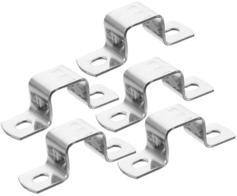 CRILSTYLEO Decorative Hangers Pcs u Clamp Brackets Square Post Bracket Heavy Duty Stainless Clamps