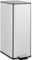 HOMCOM Mülleimer 20 L Treteimer mit Softclose-Deckel und Pedal Abfalleimerinkl. Inneneimer Abfallsammler, Edelstahl für Bad, Schlaf- oder Wohnzimmer, Silber, 21,5 x 37,2 x 57 cm