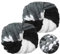 Dicke Wolle zum Häkeln 250gx2, Chunky Yarn Wolle Schwarz Weiß Grau, Super Soft Chunky Wolle, Dicke Wolle zum Handstricken, Armstricken Wolle Flauschig zum Häkeln Decke, Schals, Mützen, Zierkissen