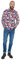 Joe Browns Men's Rose Skull Print Long Sleeve Shirt Button, Navy, M