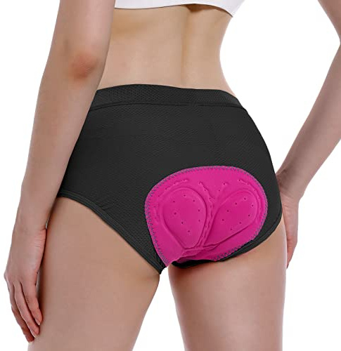 MEETWEE Shorts de Cyclisme Femme 4D Culotte Rembourrée Femme Cuissard Cycliste Short Vélo sous vêtements Cycliste VTT L'équitation