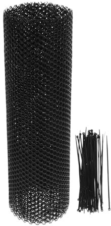 NUOBESTY 1 Juego De Red Protectora para Evitar Caídas Barandilla para Balcón Protección para Mascotas Escalera Seguridad Infantil Barandilla Hogar Hdpe Color Negro