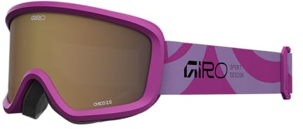 Giro Chico 2.0 Toddler Ski Goggles - Snowboard Goggles for Kids, Boys & Girls 2-4 - Pink Flow - Amber Rose
