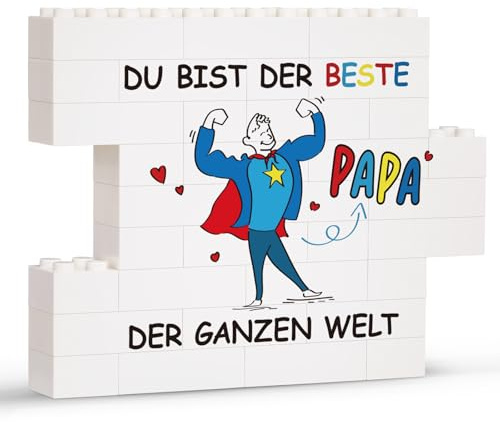 SECGOM Papa Geschenk von Tochter Sohn, Geschenk Papa Weihnachten Geburtstag
