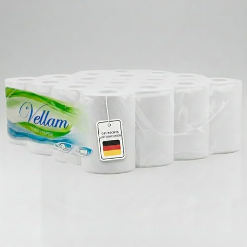 Roxlin Premium Toilettenpapier, 3-lagig, Ultraweich, Saugstark, Hautfreundlich, Hypoallergen, Reißfest, Luxuriöses Design (32)