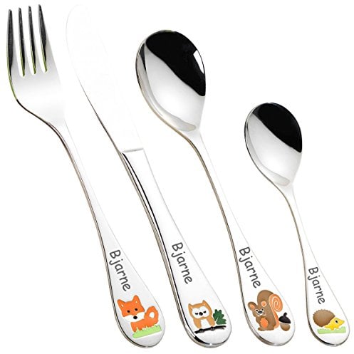 Esmeyer Kinderbesteck - Forest 4 teilig inkl. Gravur KB043